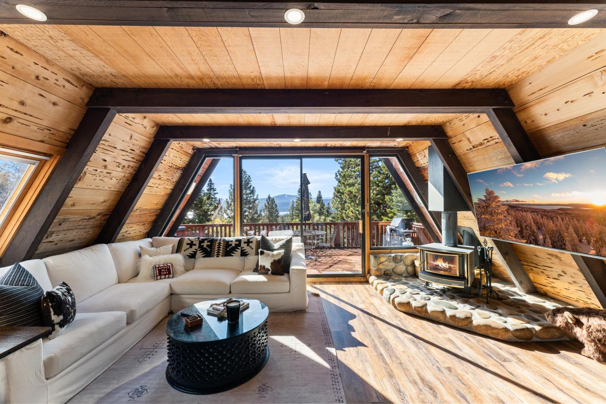 A-Frame Cabin With Hot Tub & Close To Lake Tahoe Tahoe City Esterno foto