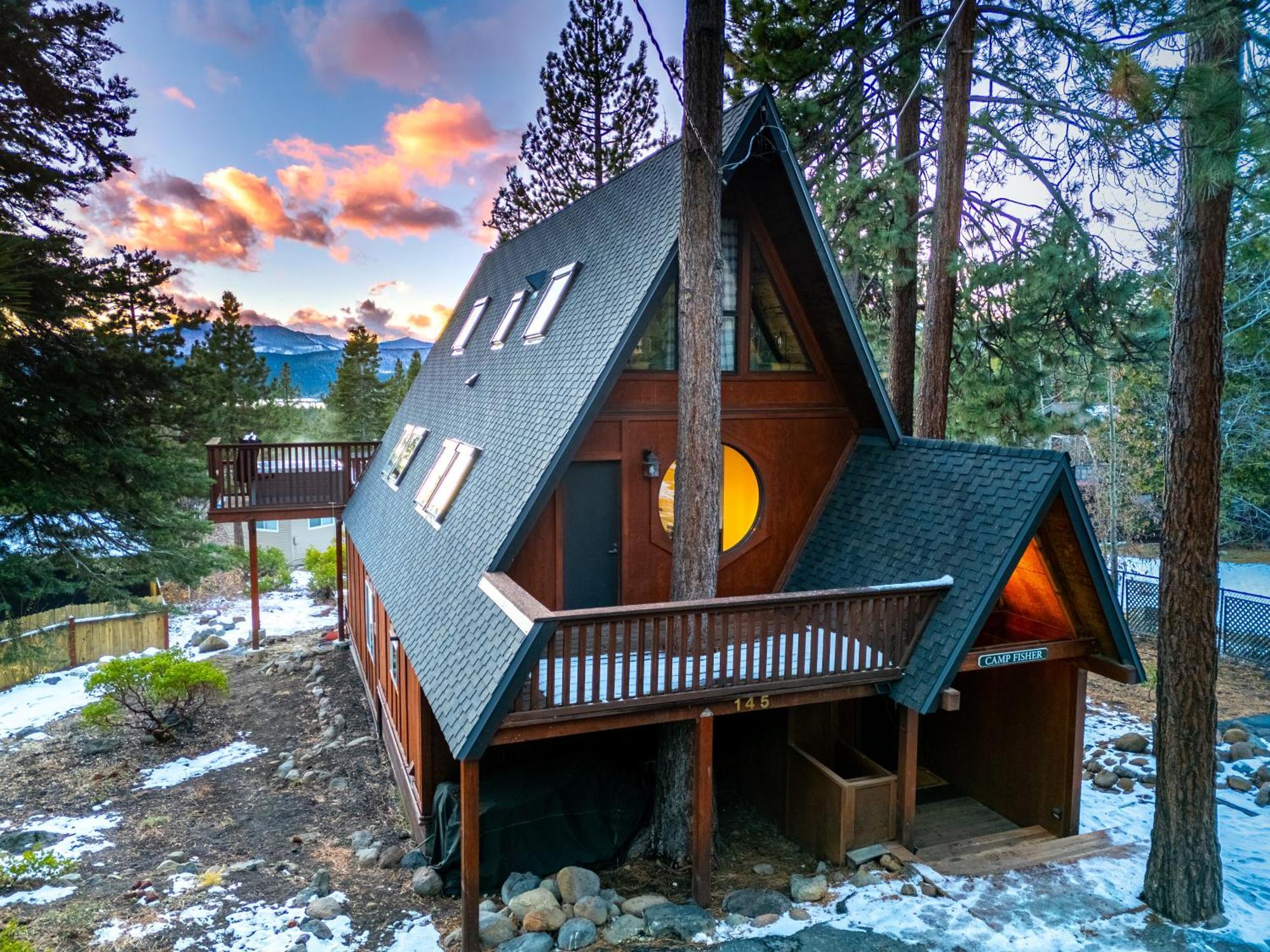 A-Frame Cabin With Hot Tub & Close To Lake Tahoe Tahoe City Esterno foto